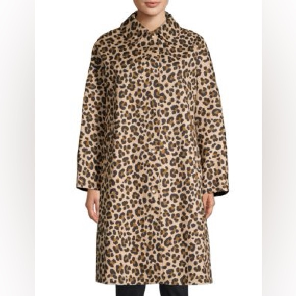 Mackintosh Fairlie Leopard-Print Coat - Picture 5 of 14